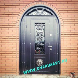 Дверь металлическая входная арочная модель 967
