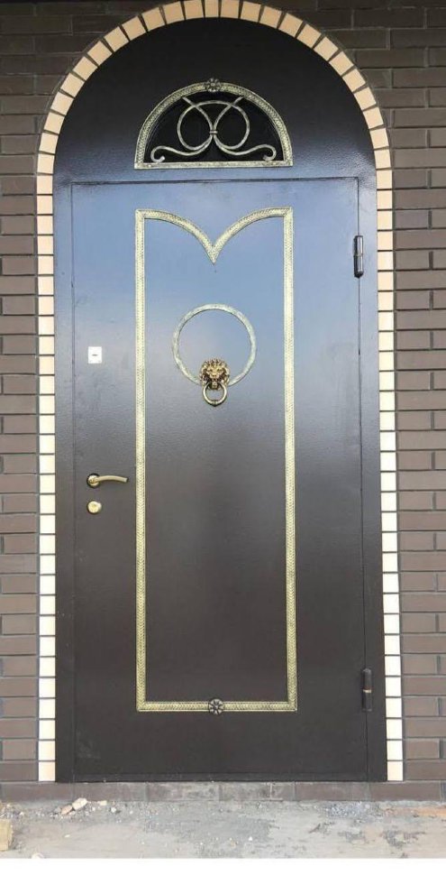 Дверь металлическая входная арочная модель 3267