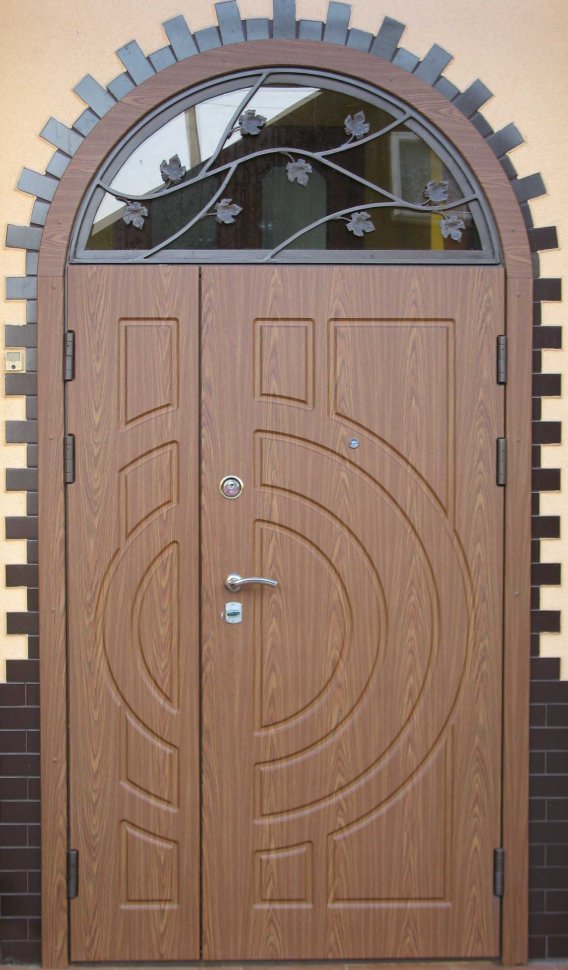 Дверь входная металлическая арочная "Парадная" №4 