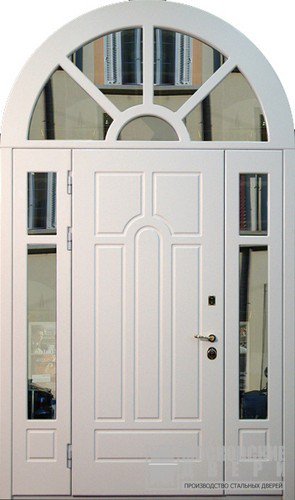Дверь металлическая входная арочная модель 32